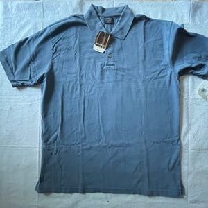 Brand New Men's Woolrich Blue Polo Shirt Sz.XL